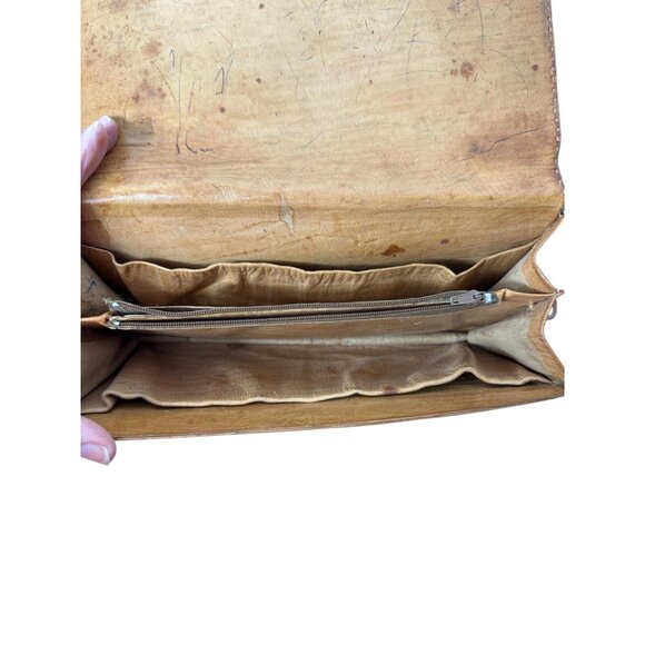 1970s Python snakeskin purse handmade - Picture 9 of 10